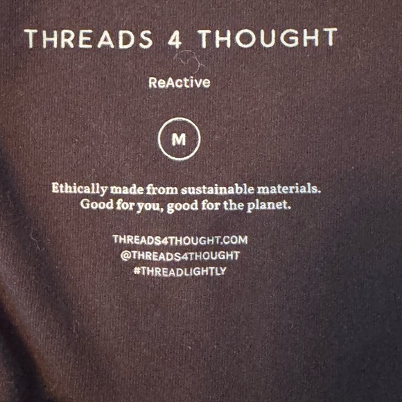 Threads 4 Thought black womens Maternity medium legging - Picture 2 of 9